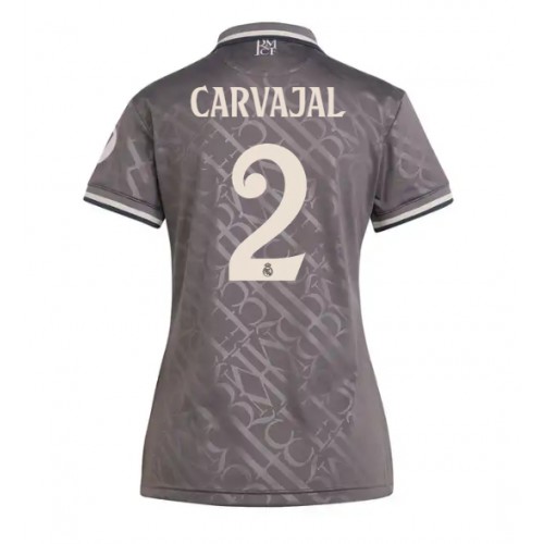 Fotbalové Dres Real Madrid Daniel Carvajal #2 Dámské Alternativní 2024-25 Krátký Rukáv